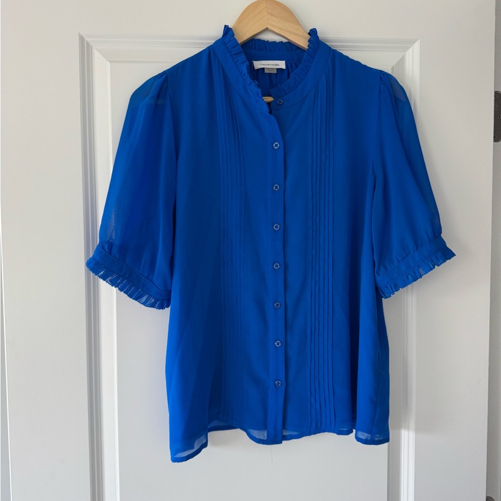Calvin Klein Royal Blue Blouse